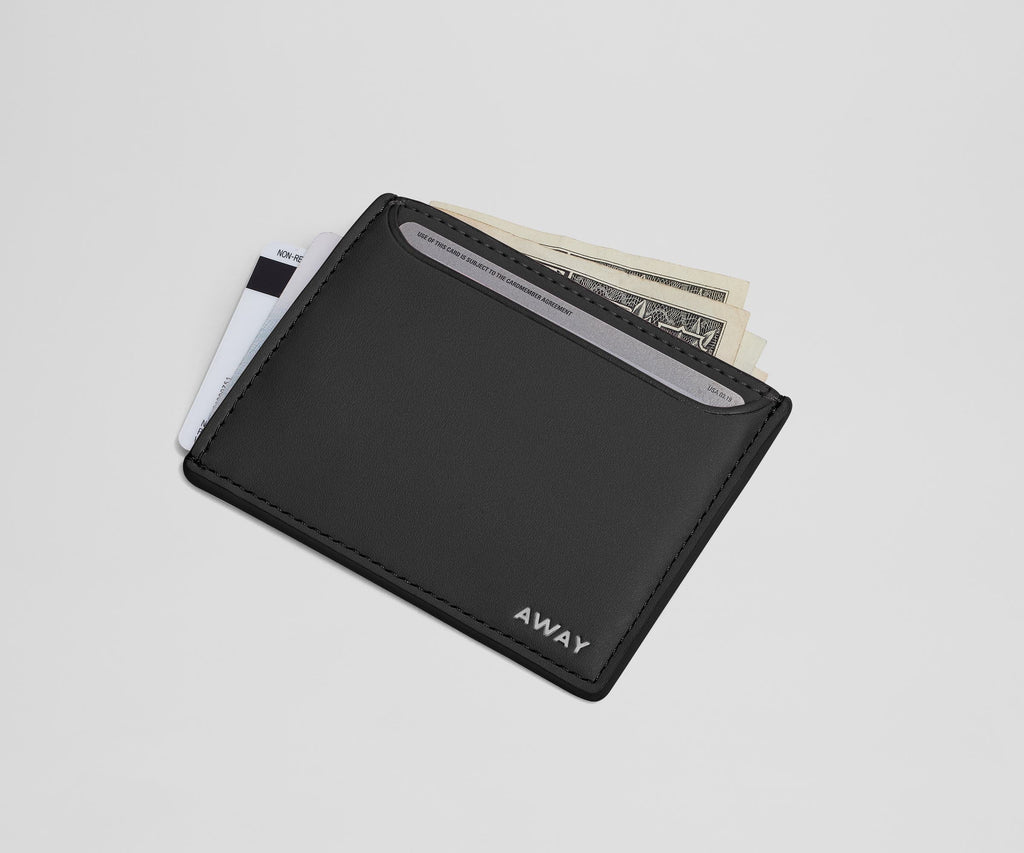 Away Card Case Travel Accessory - Jet Black