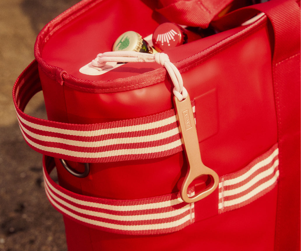 Away Cooler Tote Tote Bag - Cherry Red