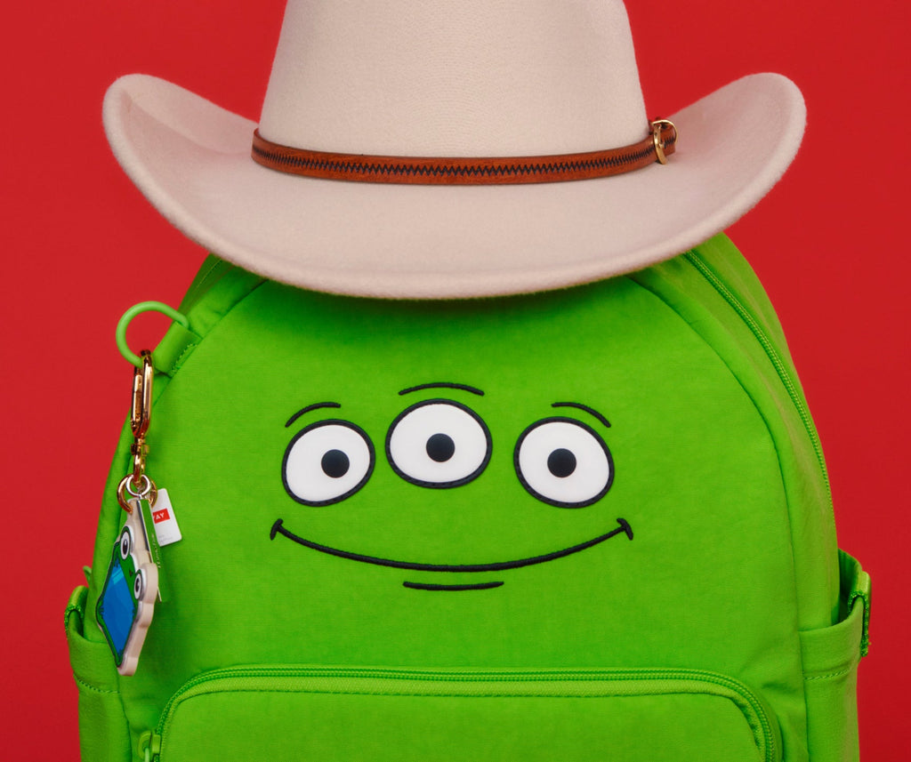 Away Kids Backpack in Alien Green