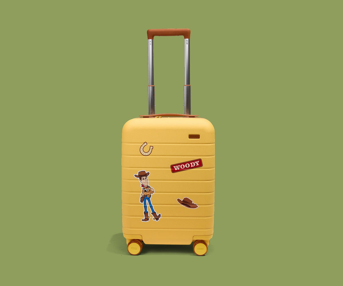 Away The Kids Carry-On Luggage Tag - Woody Yellow