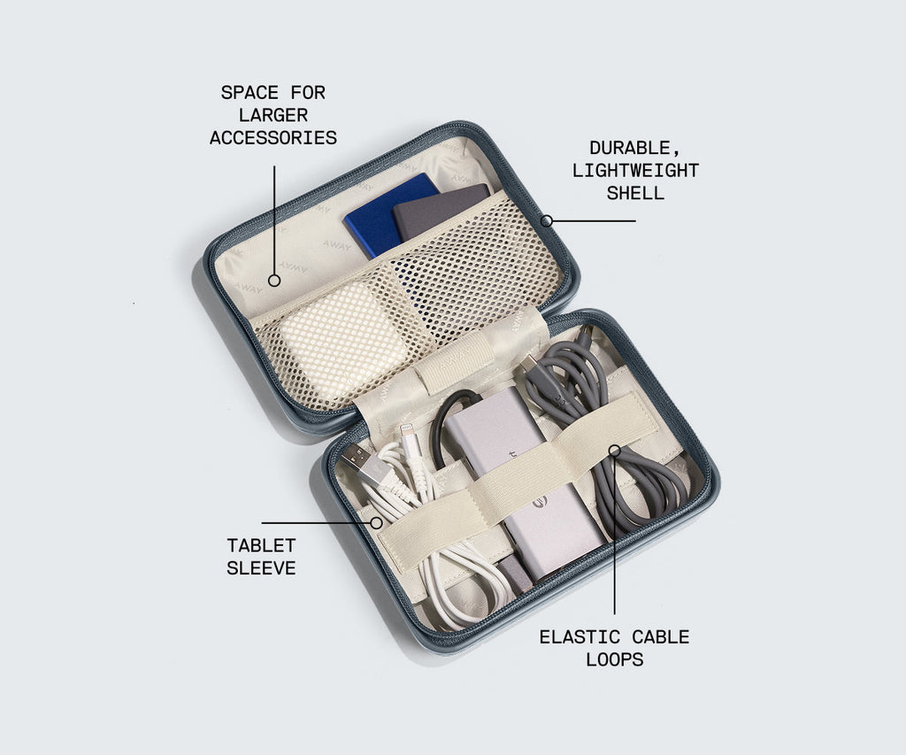 Away Mini Tech Case Crossbody Bag - Coast Blue