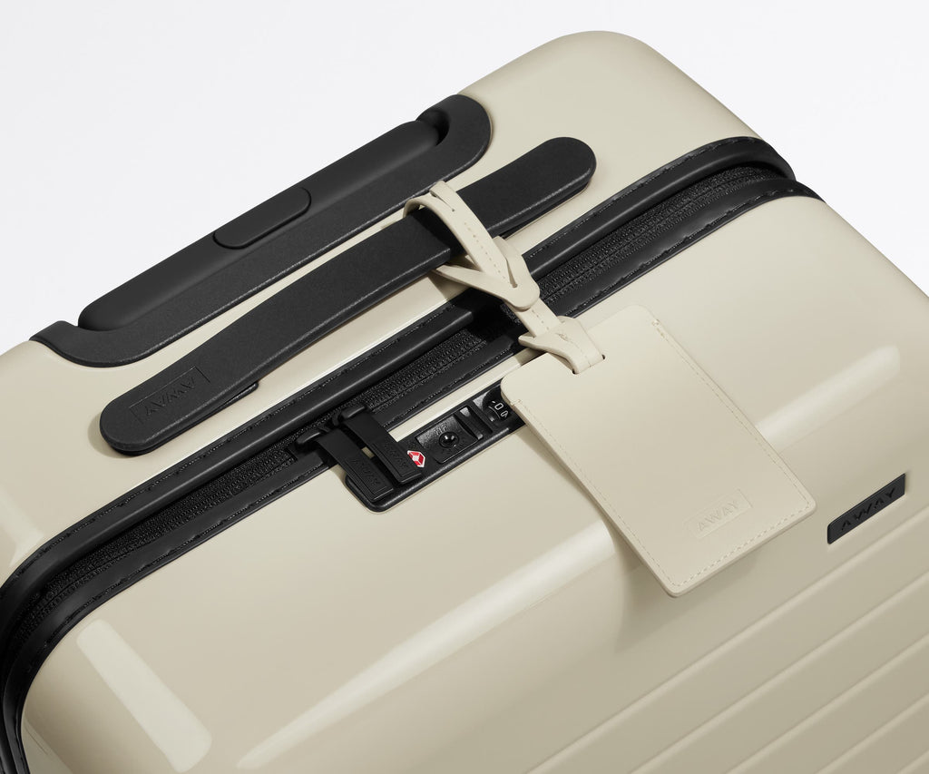 Away The Luggage Tag in Salt White