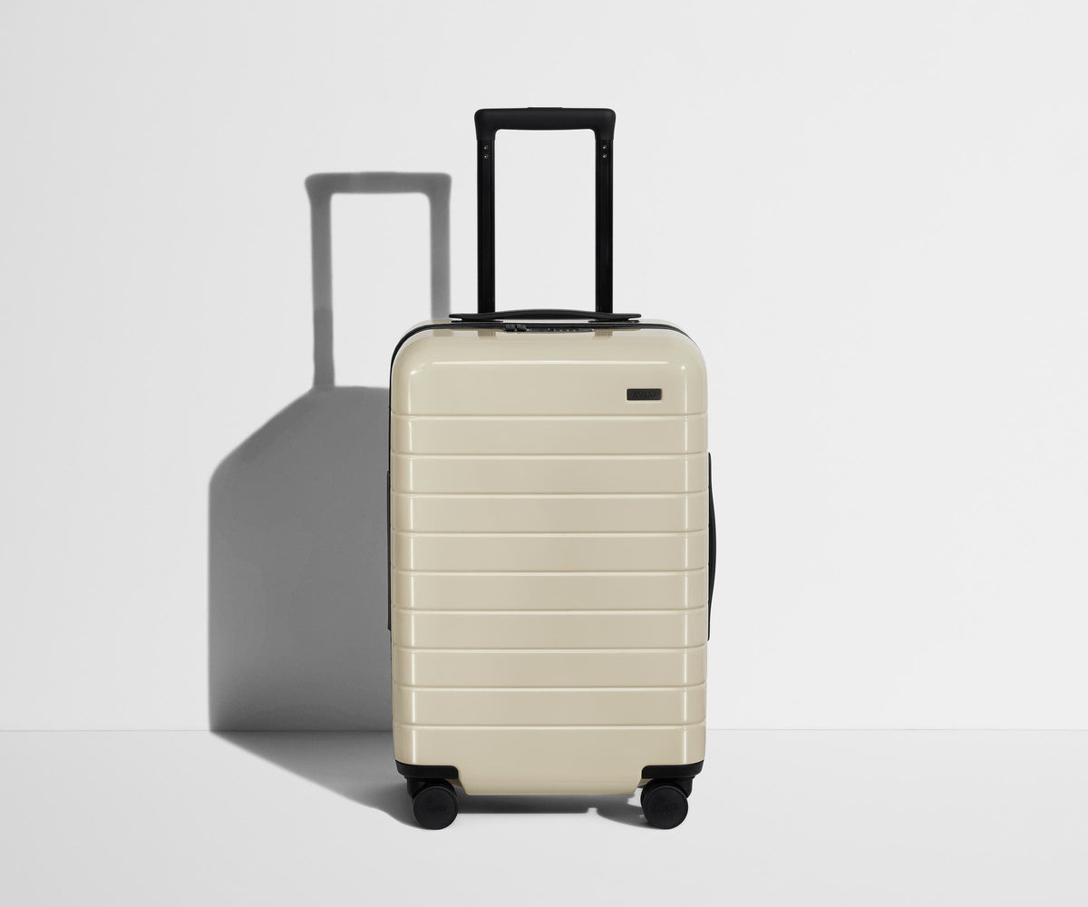 Away The Carry-On Suitcase - Salt White (Gloss)