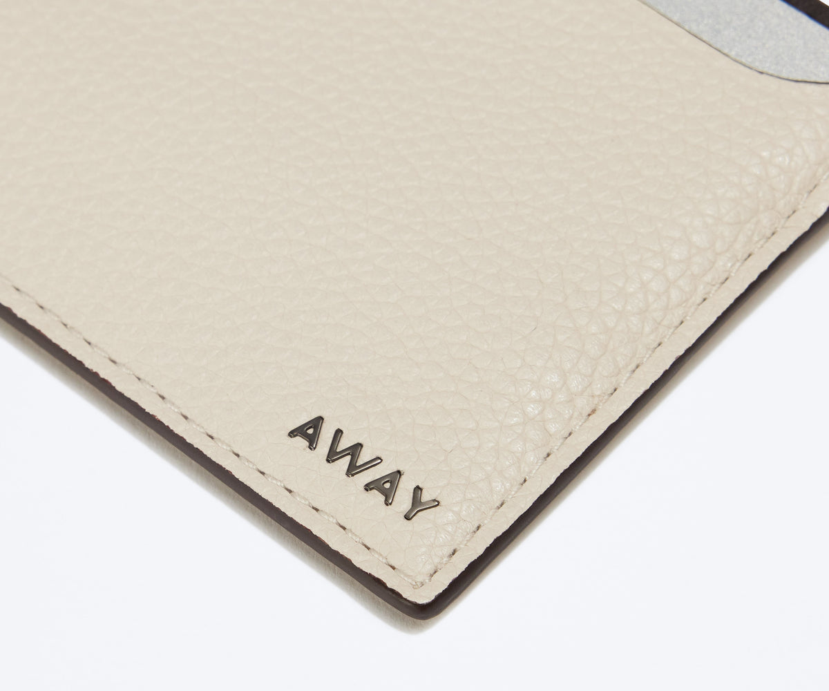 Away Card Case Travel Accessory - Cream White