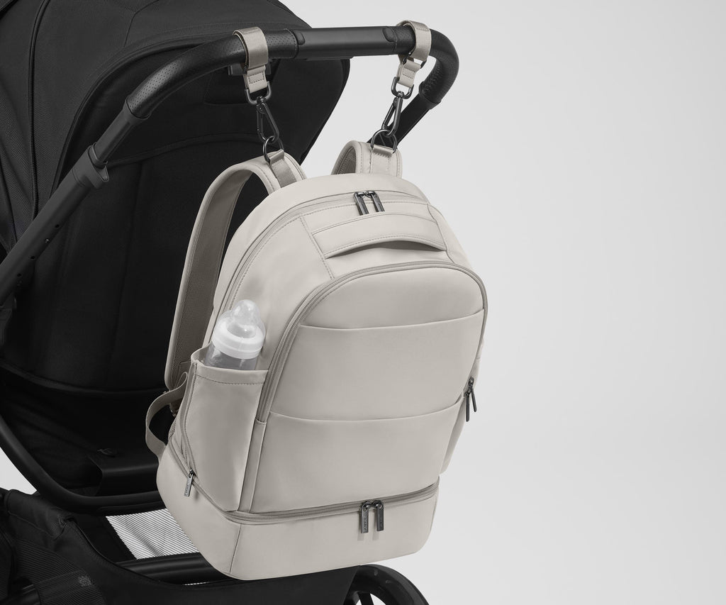 Away The Double Diaper Backpack Diaper Bag - Cloud Gray