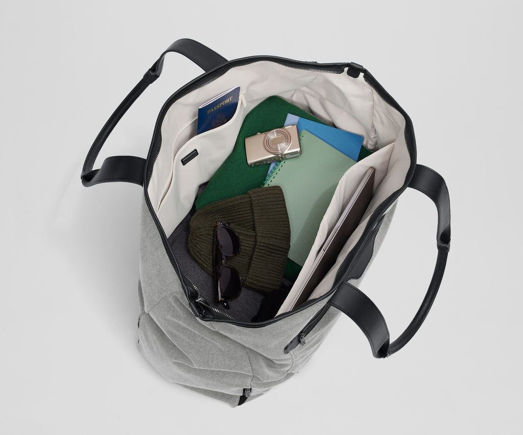 Away Transit Canvas Tote Tote Bag - Transit Canvas Black
