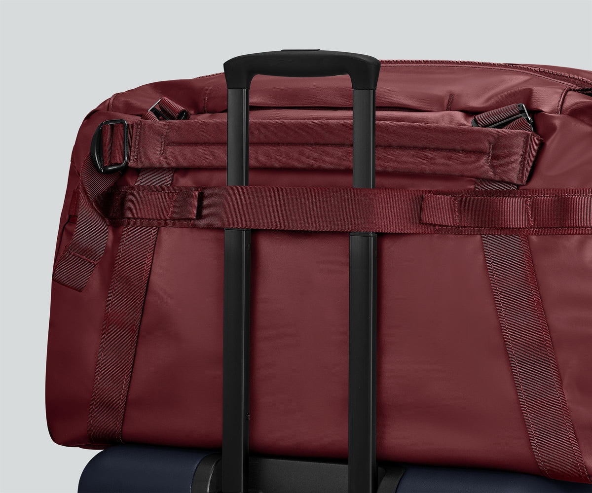 Away Active Duffle 55L Backpack - Burgundy Red