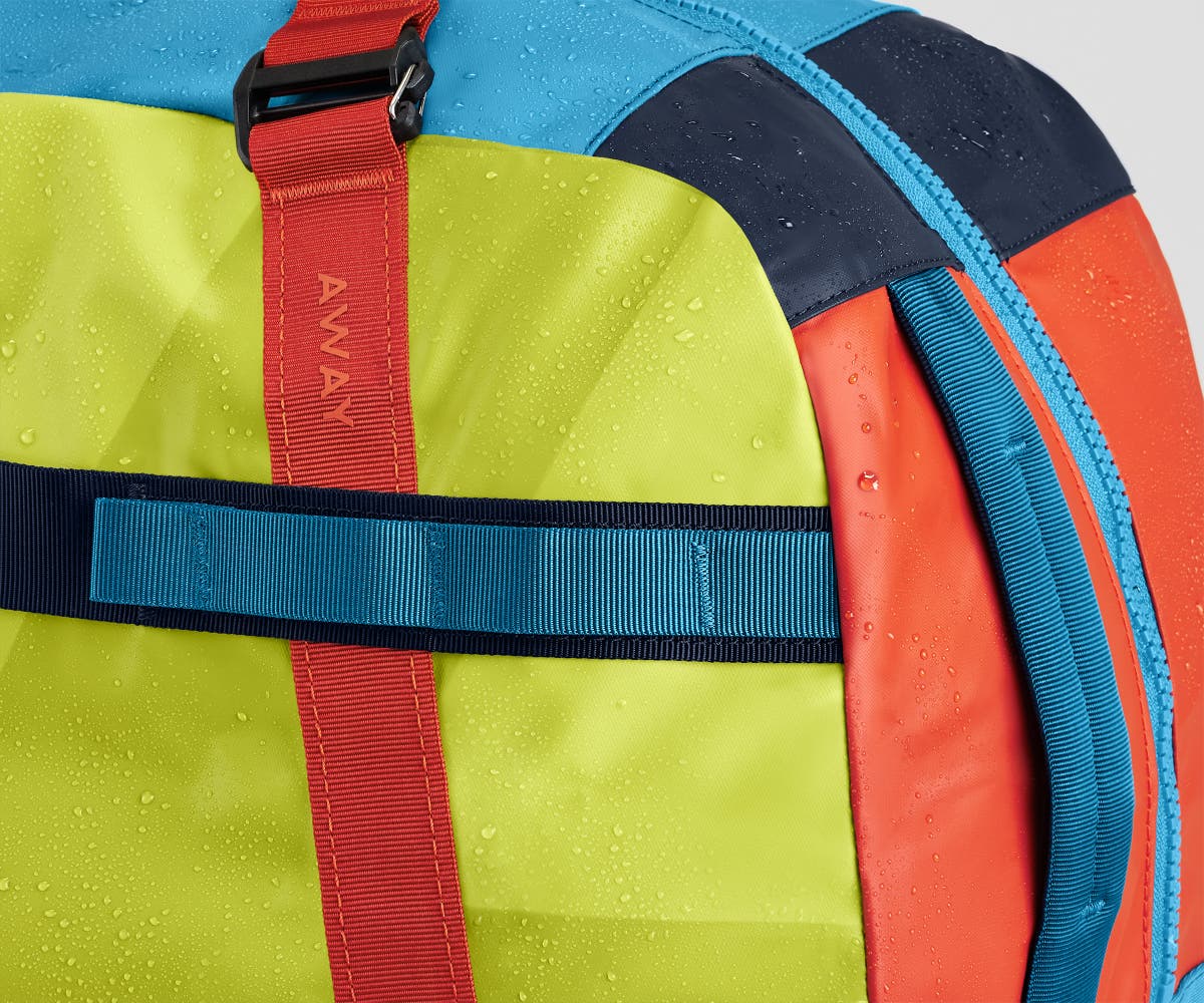 Away Active Duffle 55L Duffel Bag - Atomic Remix