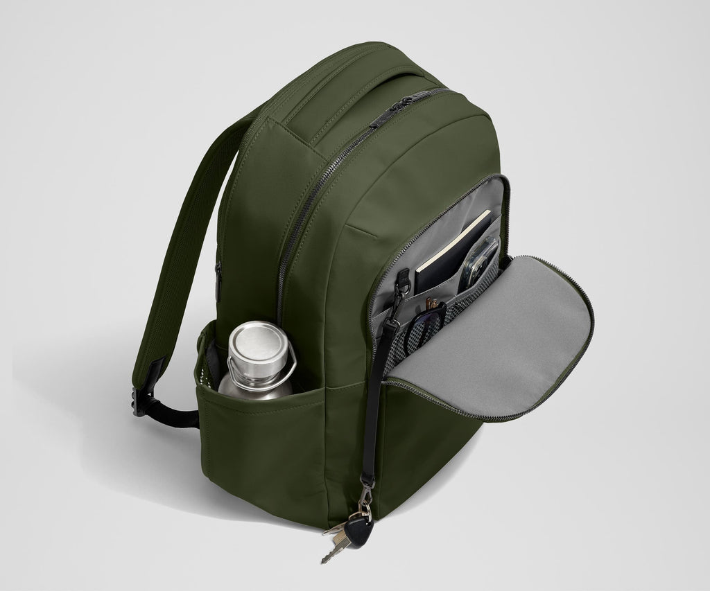 Away The Commuter Backpack in Olive Green