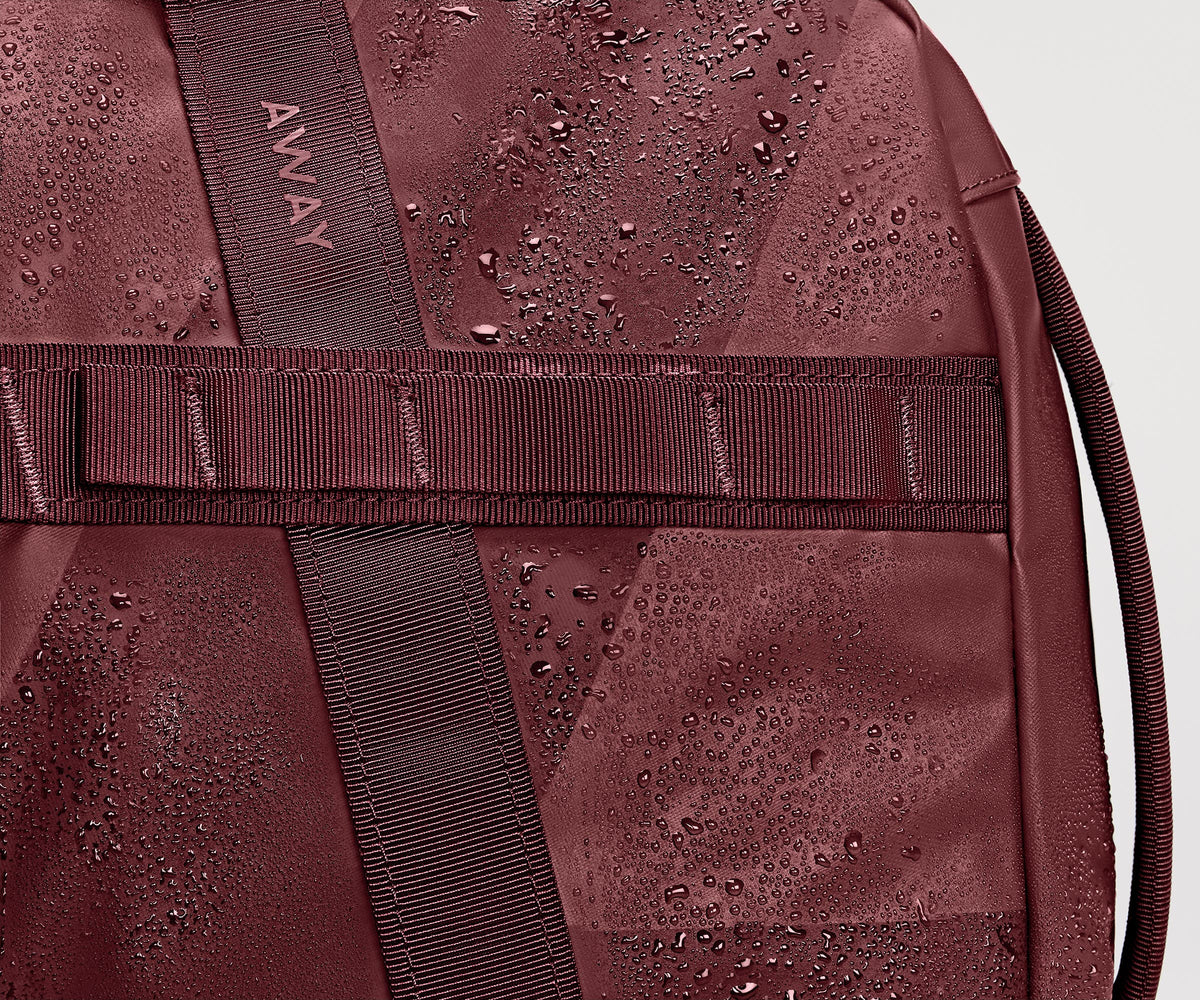 Away Active Duffle 70L Backpack - Burgundy Red
