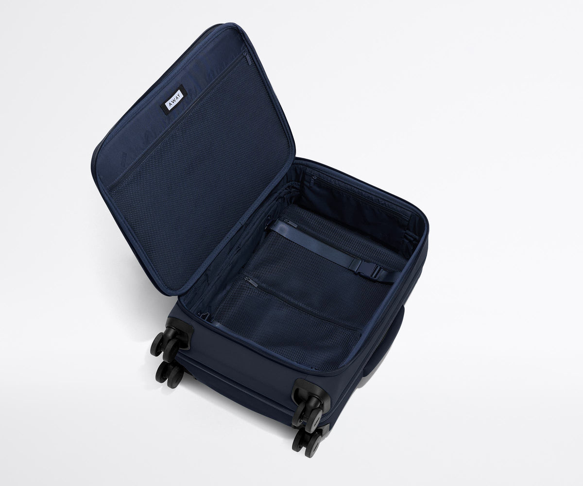 Away Softside Bigger Carry-On Suitcase - Navy Blue
