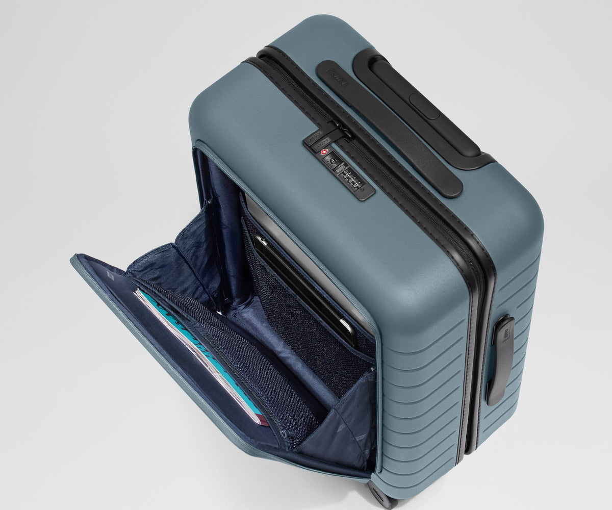 Away The Executive Bigger Carry-On Suitcase - Coast Blue