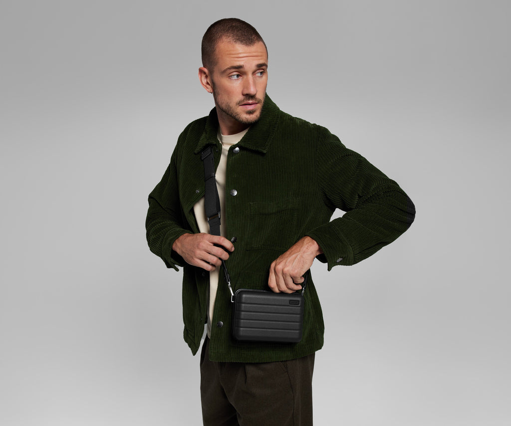 Away The Mini Crossbody Packing Cubes - Jet Black