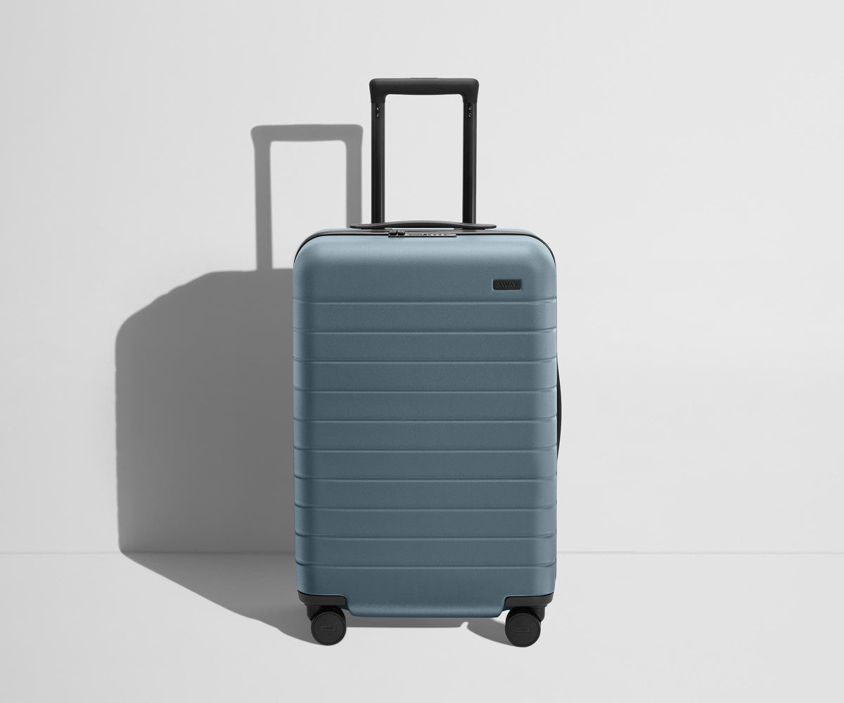 Away The Bigger Carry-On Flex Suitcase - Coast Blue