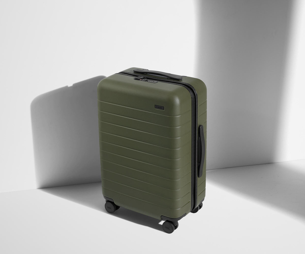 Away The Bigger Carry-On Suitcase - Olive Green