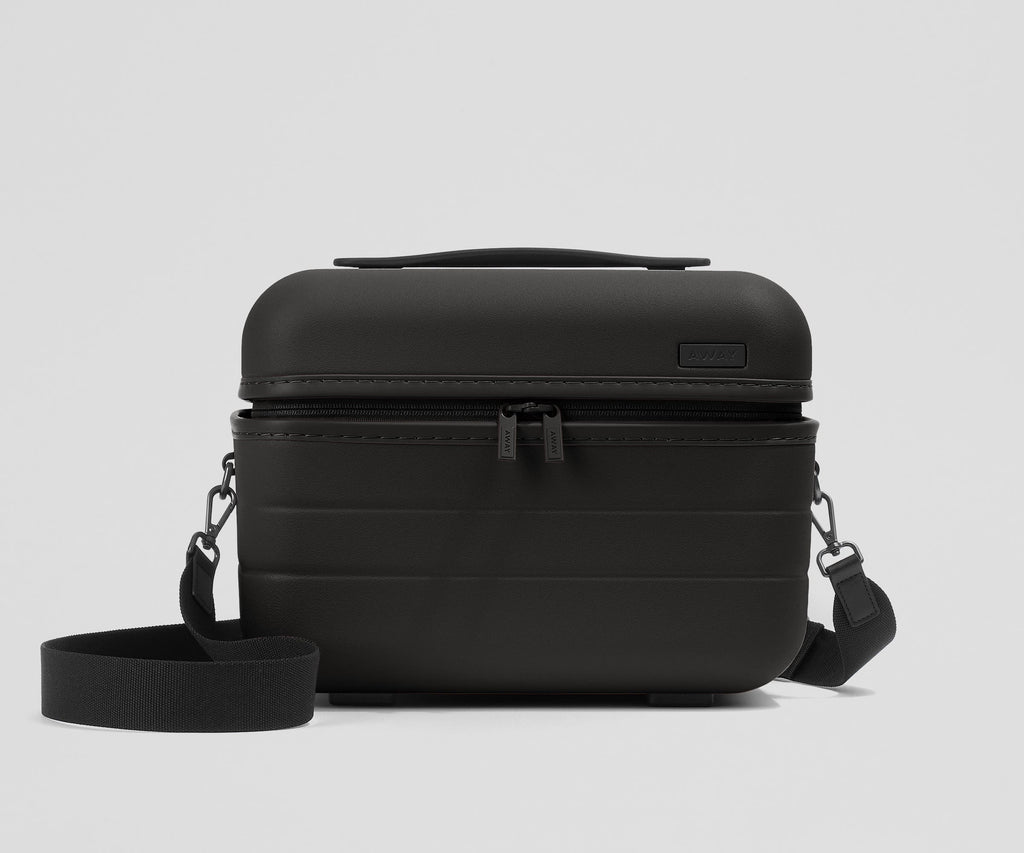 Away The Train Case Toiletry Bag - Jet Black