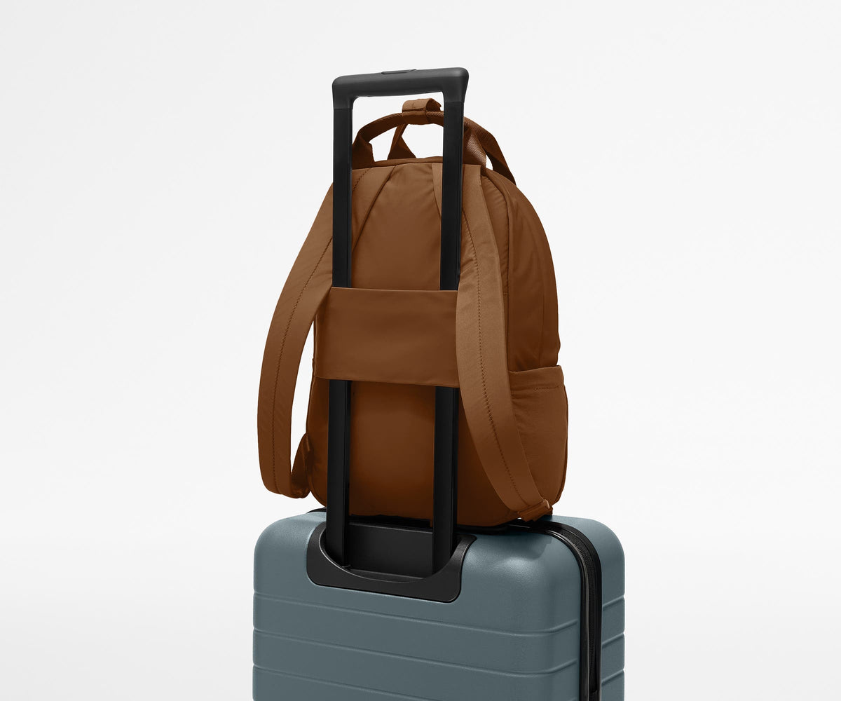 Away Featherlight Backpack in Amaro Brown