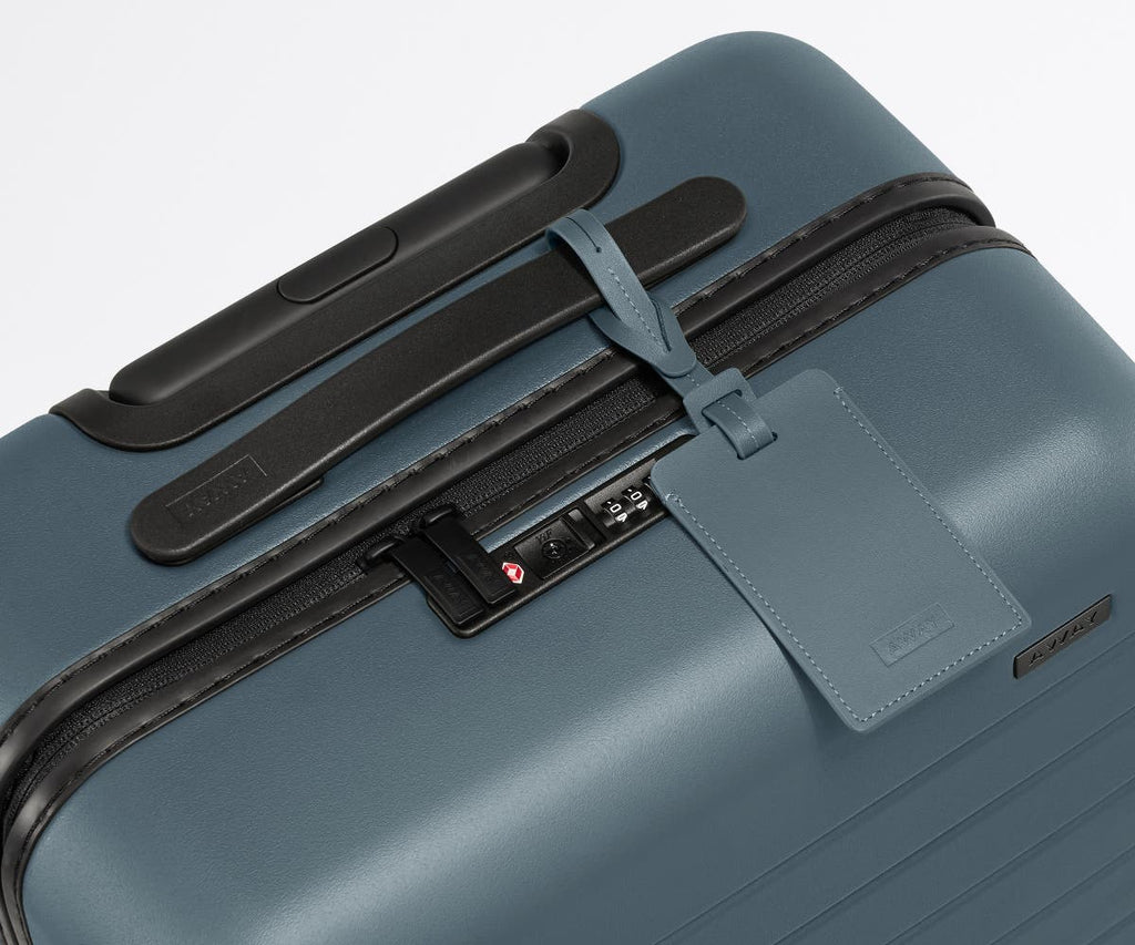 Away The Luggage Tag in Coast Blue