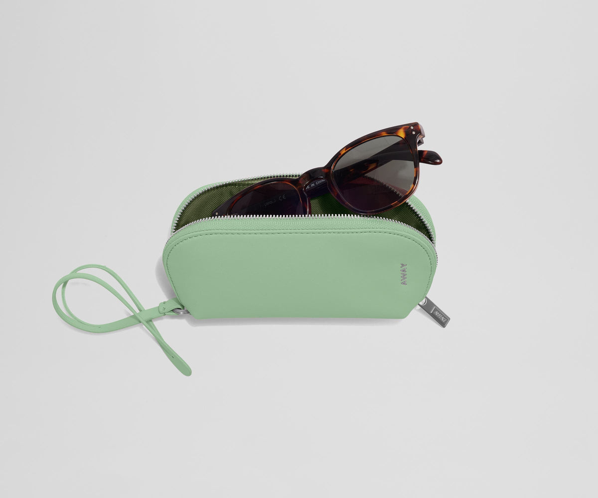 Away Sunglasses Pouch Travel Accessory - Sea Green