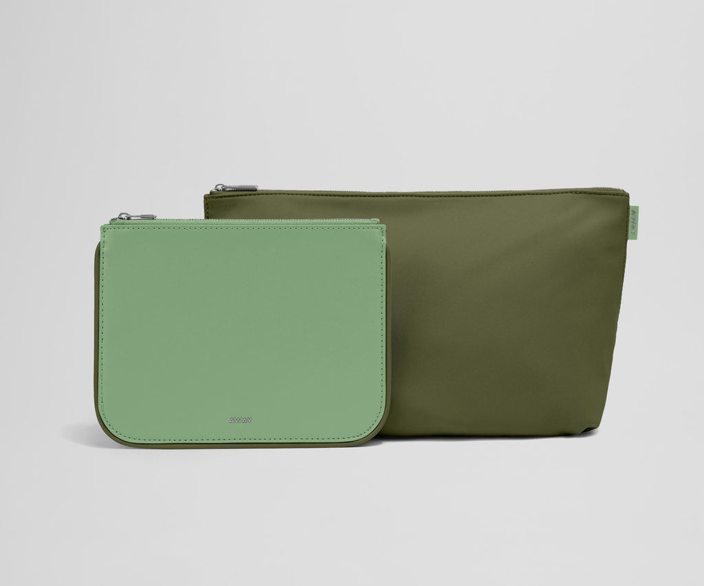 Away Pouch Duo Suitcase - Sea Green