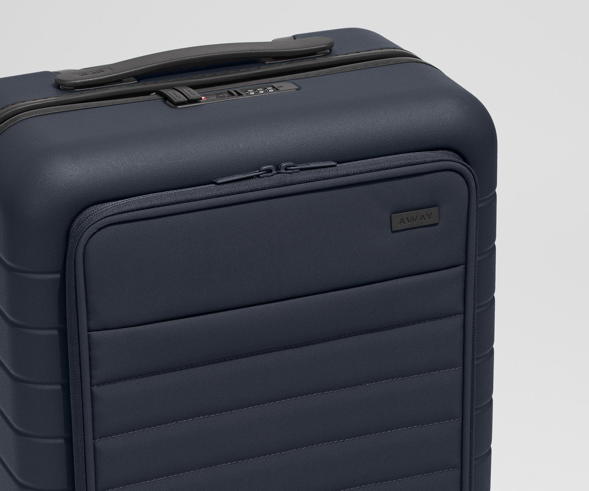 Away The Executive Bigger Carry-On Suitcase - Navy Blue