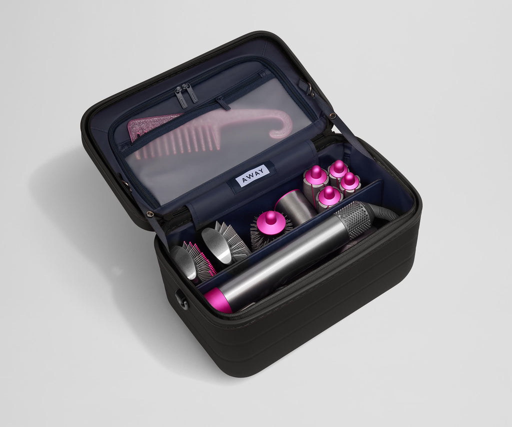 Away The Train Case Toiletry Bag - Jet Black