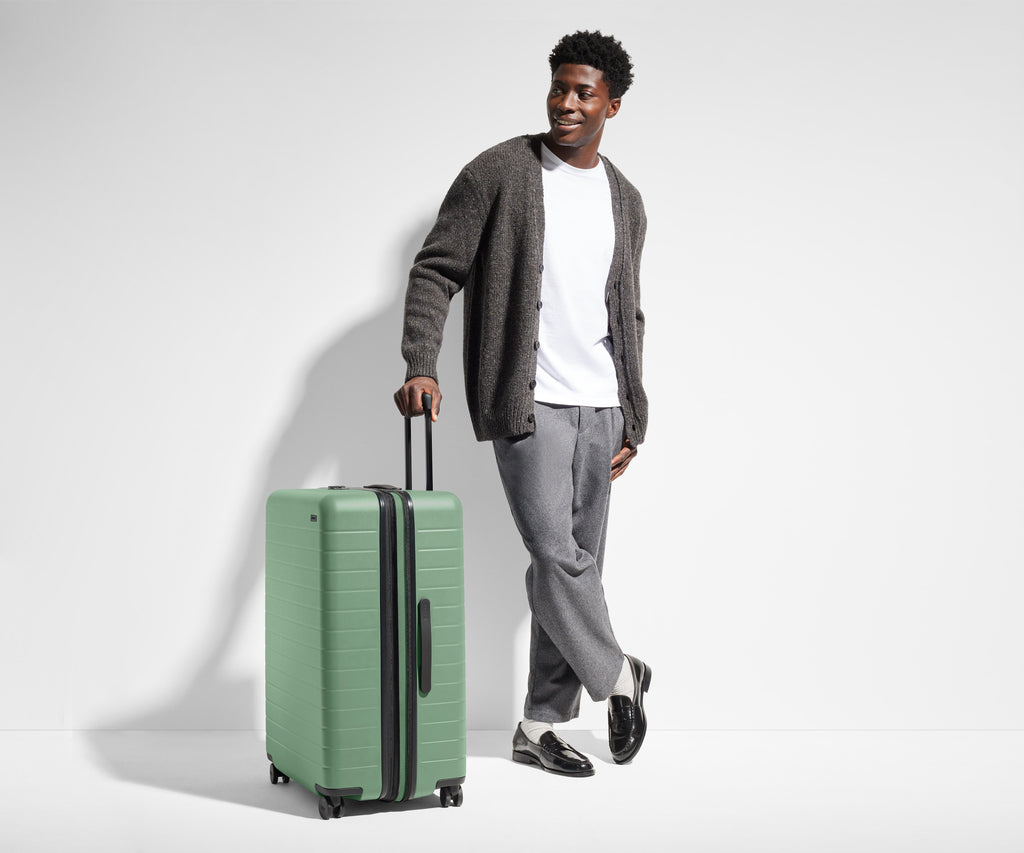 Away The Large Flex Suitcase - Sea Green