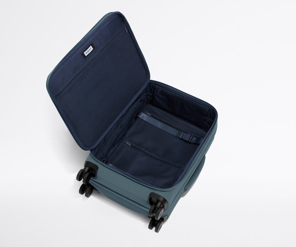 Away Softside Bigger Carry-On Suitcase - Coast Blue