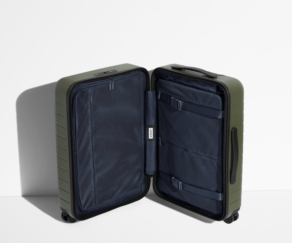 Away The Carry-On Suitcase - Olive Green