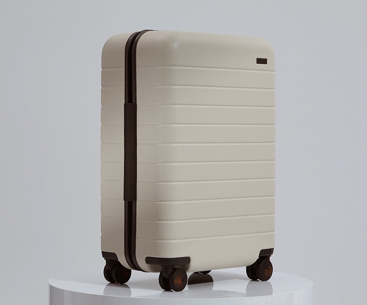 Away The Bigger Carry-On Suitcase - Cream White