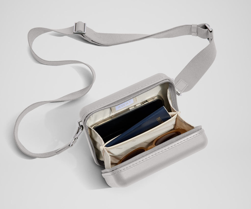 Away The Mini Crossbody Packing Cubes - Cloud Gray