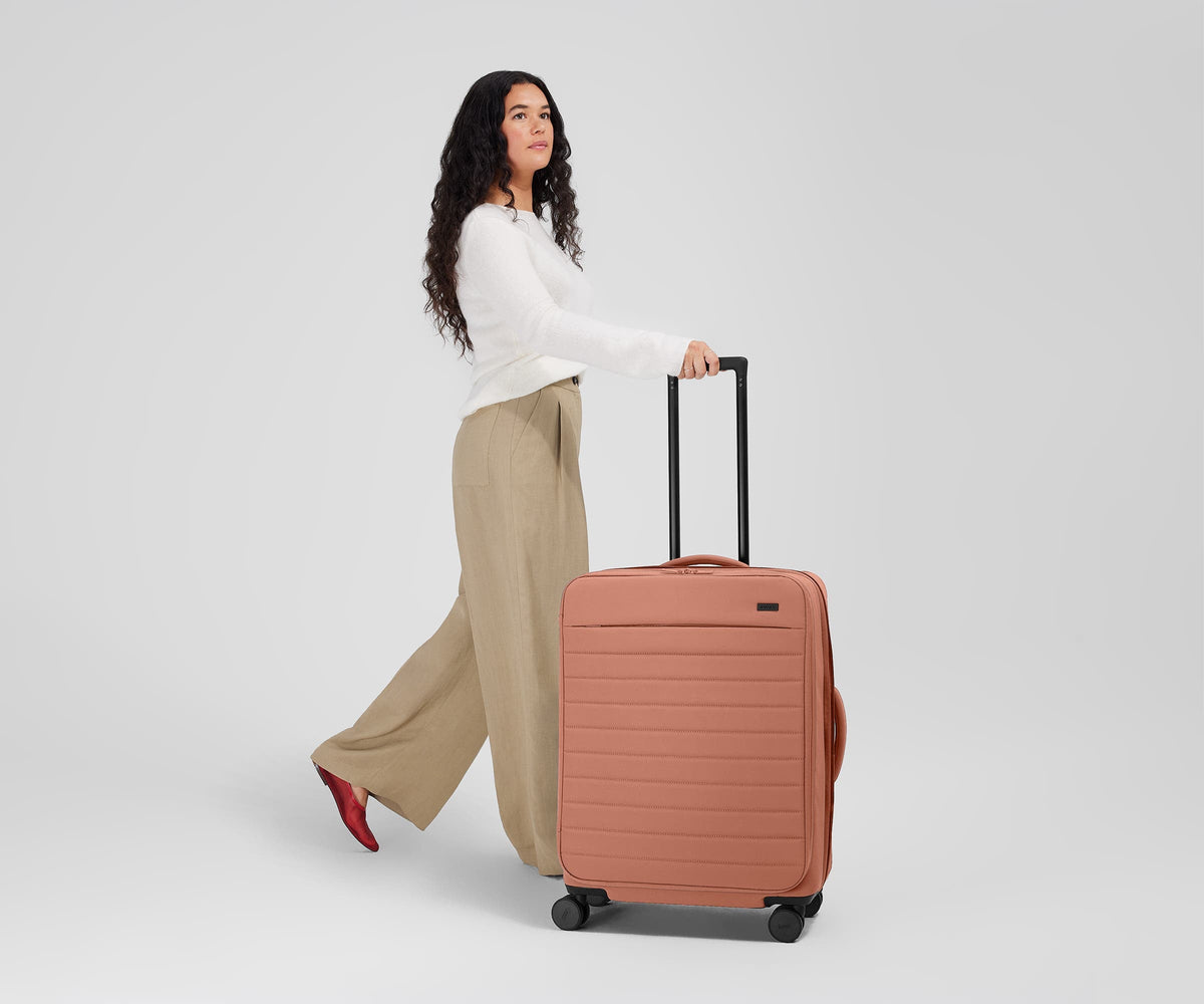 Away Softside Medium Suitcase - Clay Pink