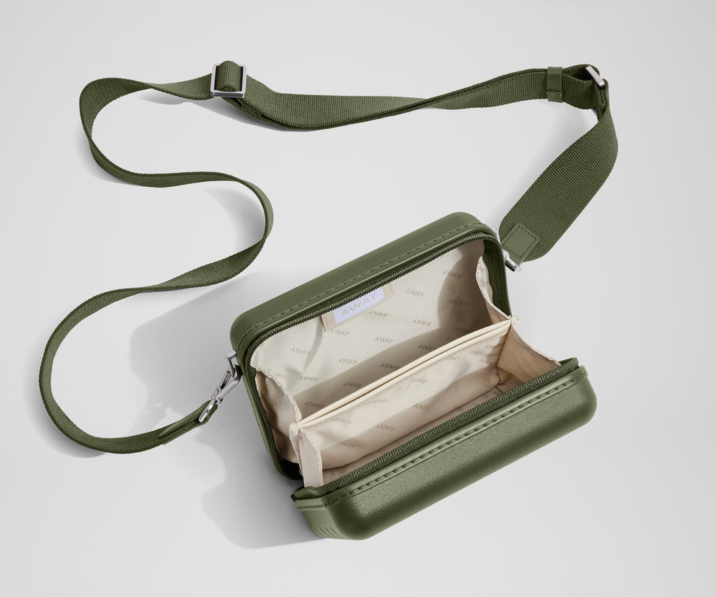 Away The Mini Crossbody Packing Cubes - Olive Green