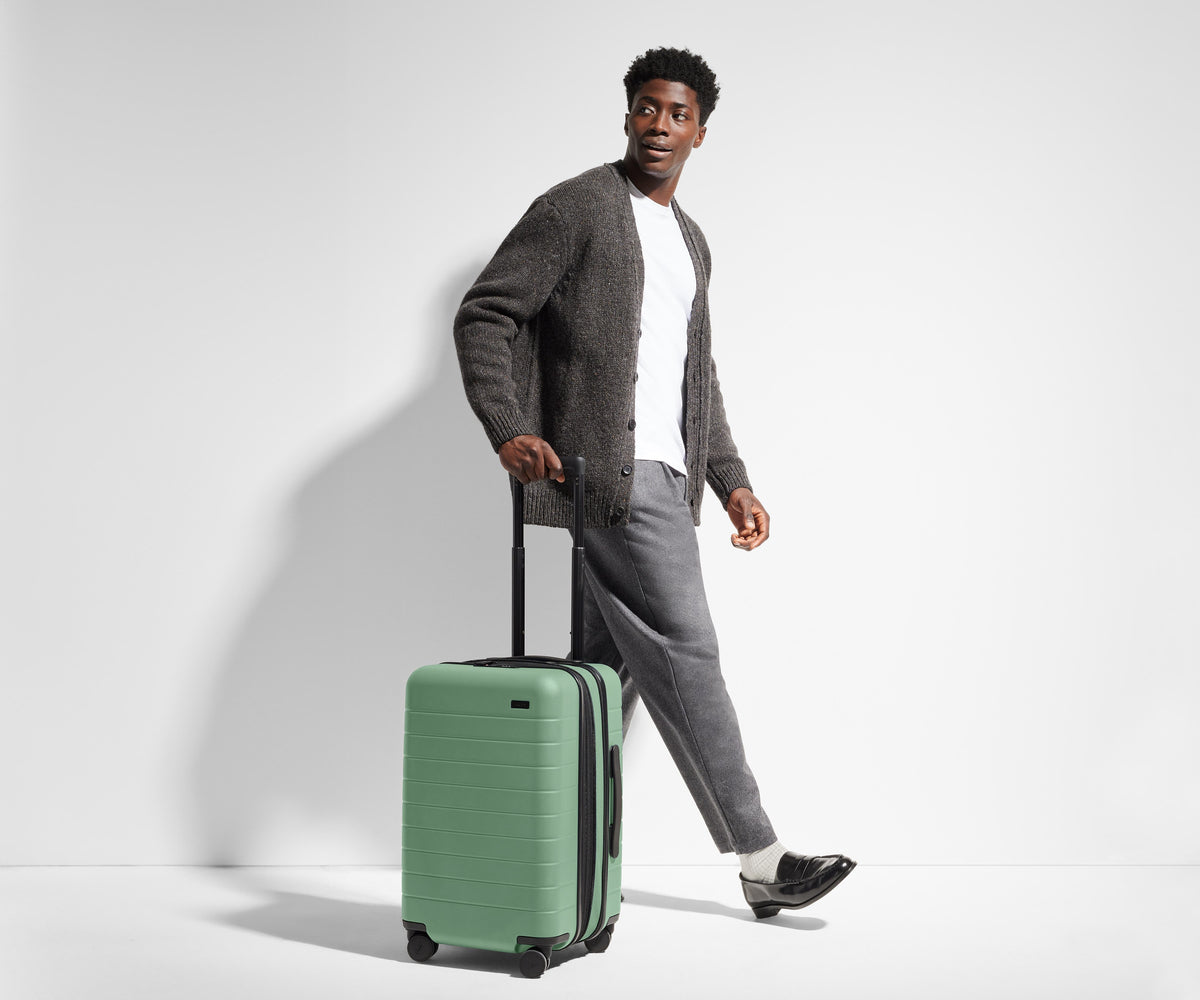 Away The Carry-On Flex Suitcase - Sea Green