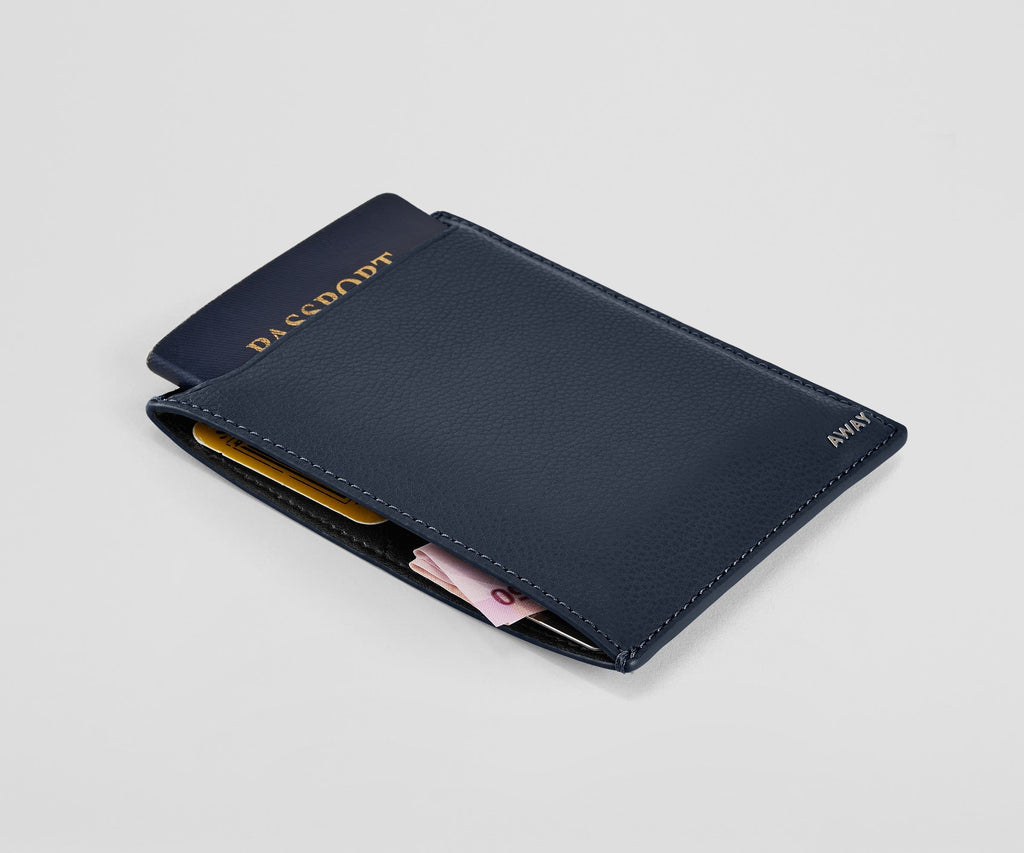 Away Passport Wallet Suitcase - Navy Blue