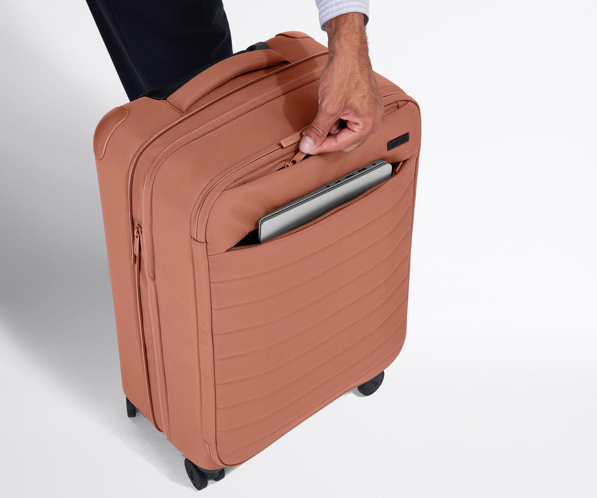 Away Softside Bigger Carry-On Suitcase - Clay Pink