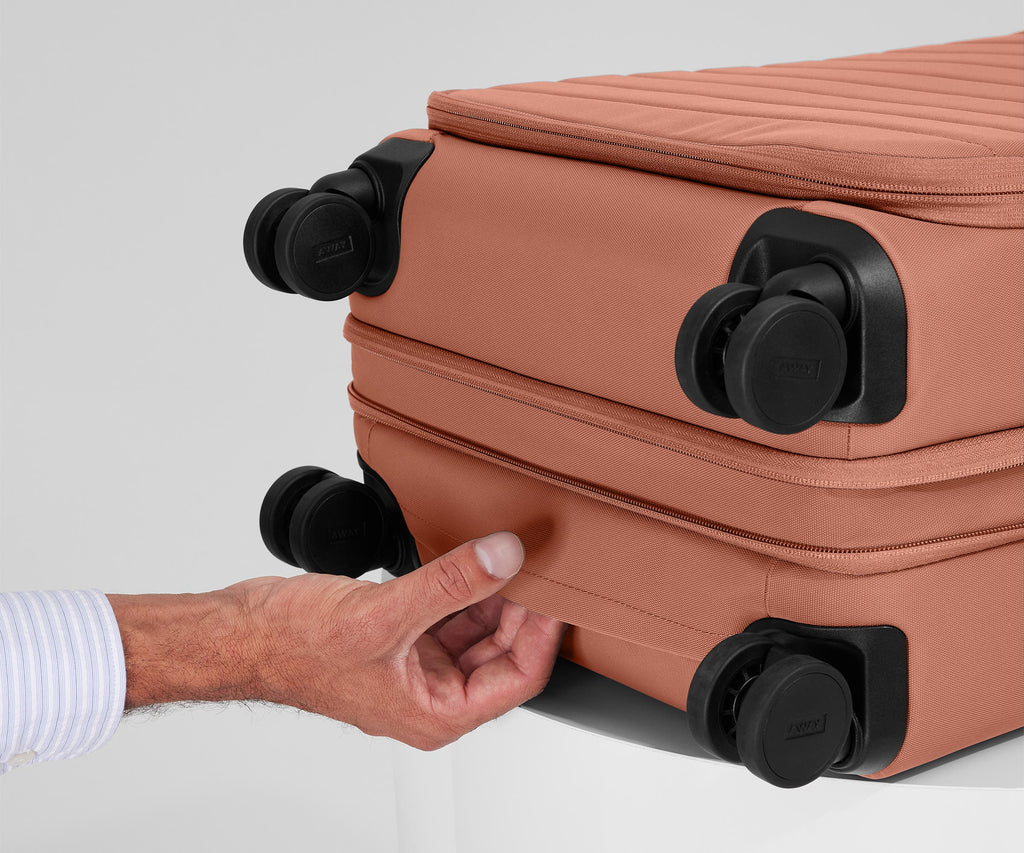Away Softside Bigger Carry-On Suitcase - Clay Pink