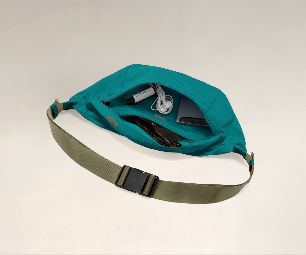 Away The Packable Sling Bag Crossbody Bag - Teal