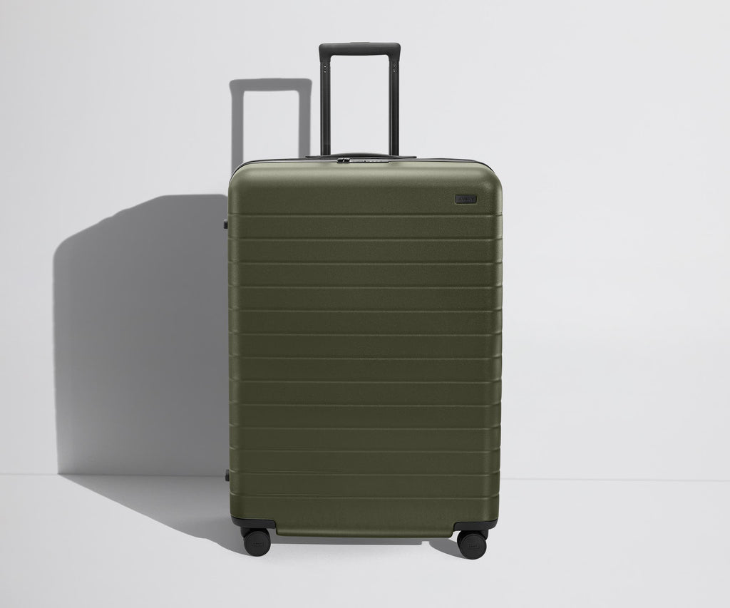 Away The Large Flex Suitcase - Olive Green