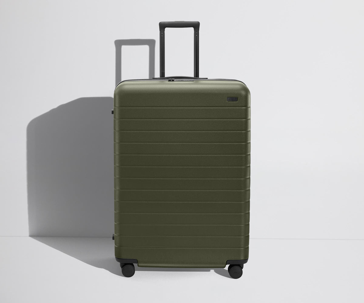 Away The Large Flex Suitcase - Olive Green