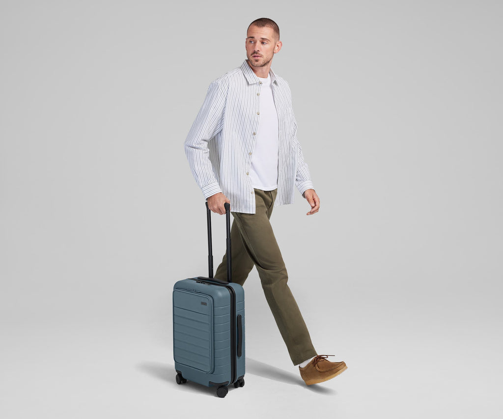 Away The Executive Carry-On Suitcase - Coast Blue