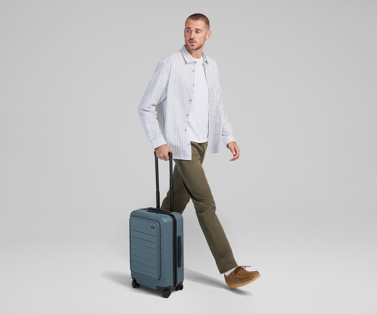 Away The Executive Carry-On Suitcase - Coast Blue