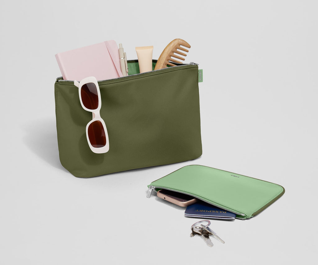 Away Pouch Duo Suitcase - Sea Green