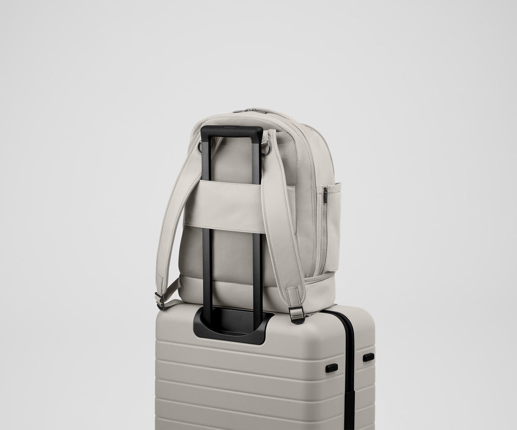 Away The Double Diaper Backpack Diaper Bag - Cloud Gray