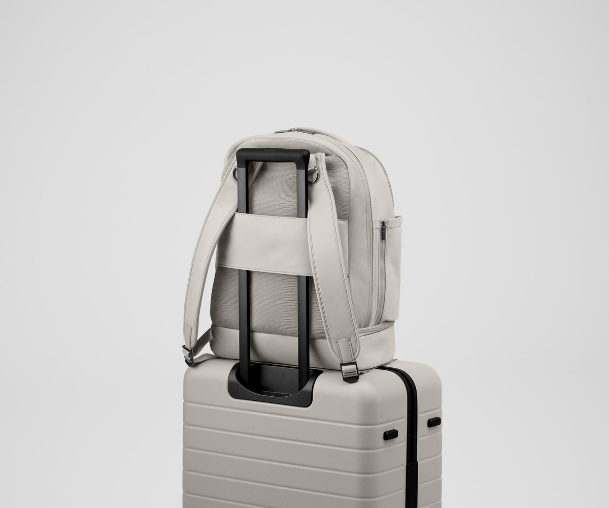 Away The Double Diaper Backpack Diaper Bag - Cloud Gray