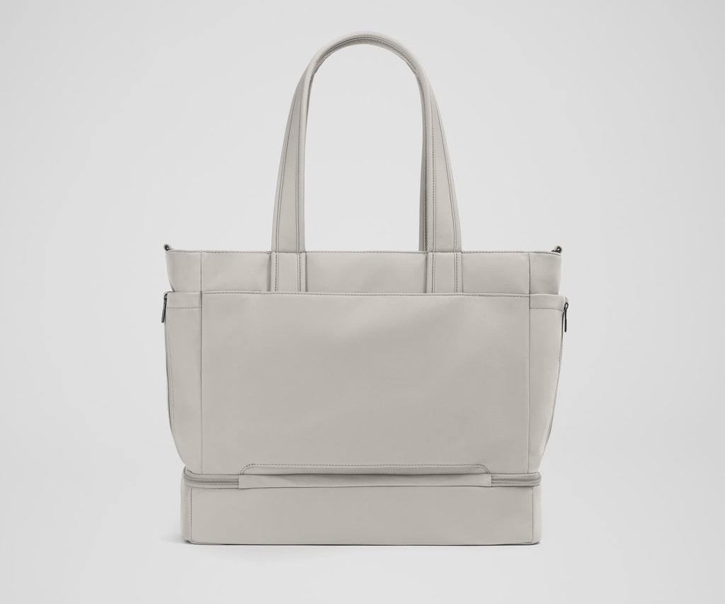 Away The Double Diaper Tote Diaper Bag - Cloud Gray
