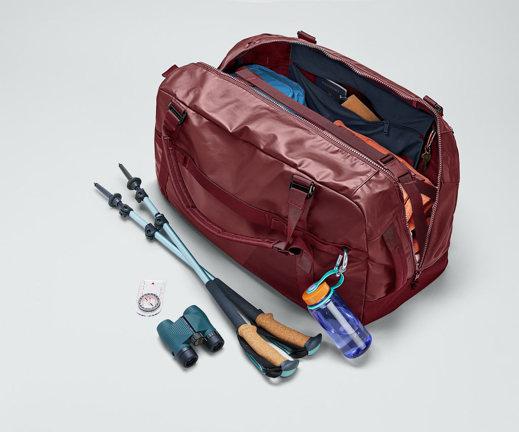 Away Active Duffle 70L Backpack - Burgundy Red