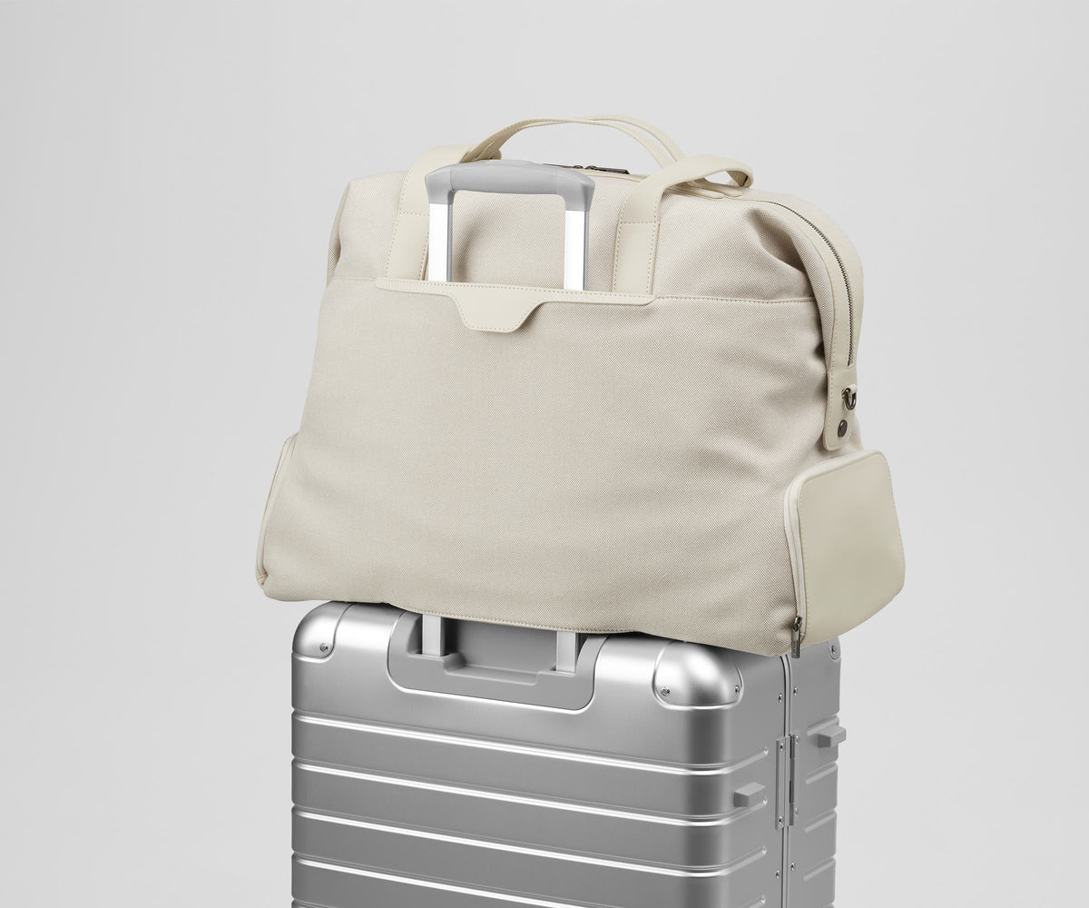 Away Transit Canvas Weekender Crossbody Bag - Transit Canvas Tan