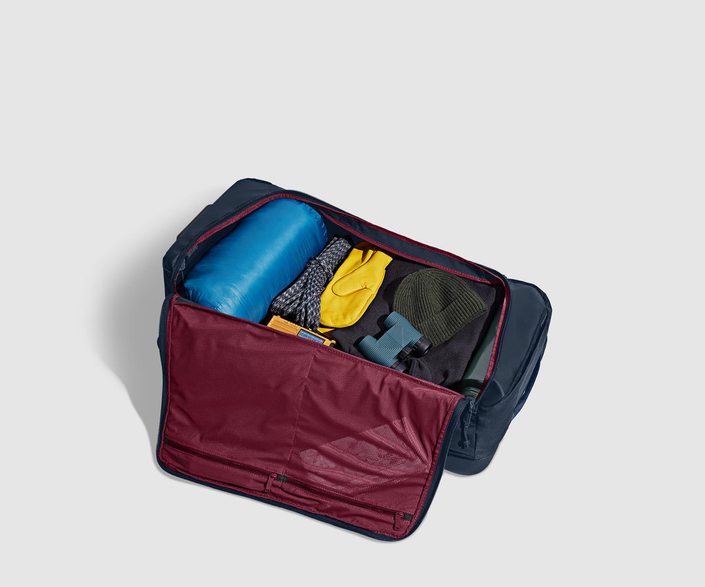 Away Active Rolling Duffle 85L Duffel Bag - Navy Blue