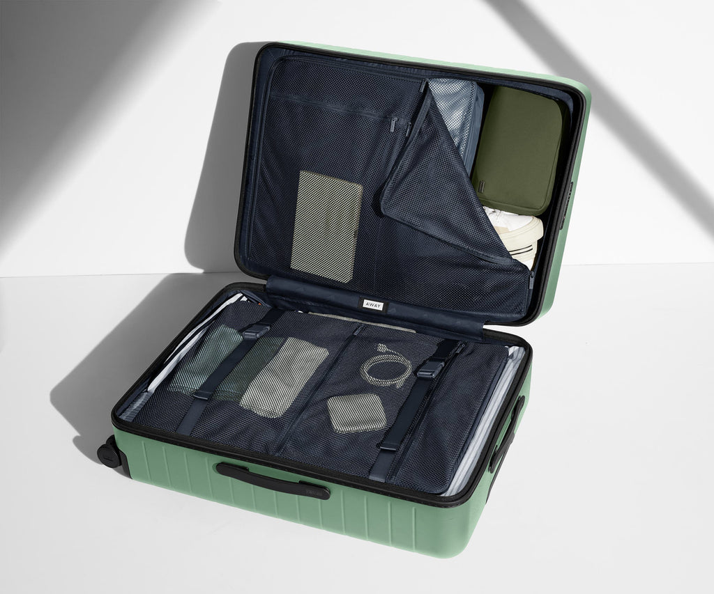 Away The Large Suitcase - Sea Green